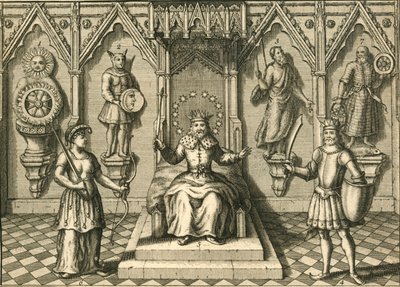 Los Principales Ídolos de los Sajones, adorados en Gran Bretaña, finales del siglo XVI-principios del XVII de Unbekannt