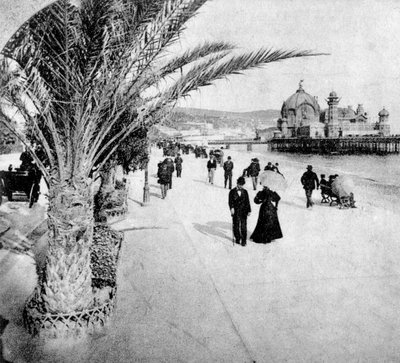 La Promenade des Anglais, Niza, Francia, finales del siglo XIX de Unbekannt