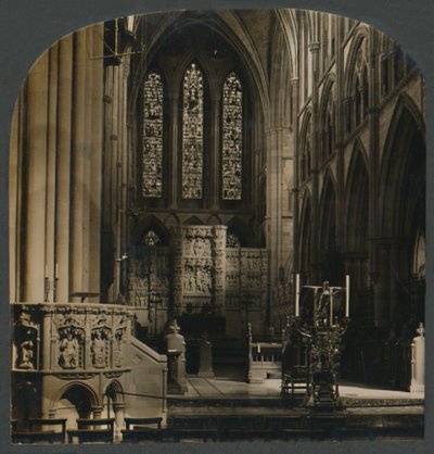 El púlpito y el coro de la Catedral de Truro, Inglaterra de Unbekannt