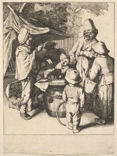 El charlatán, 1610-85 de Unbekannt