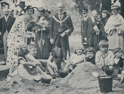 La reina inaugura un parque infantil, 1936, 1937 de Unbekannt