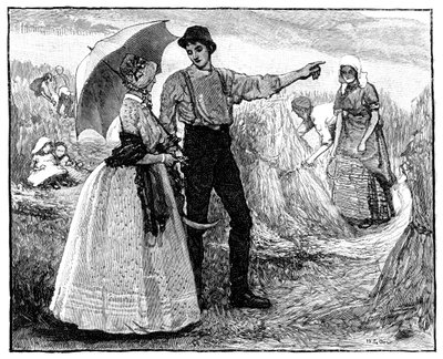 La Reina y los segadores en el Castillo de Blair, c1840s, 1900 de Unbekannt