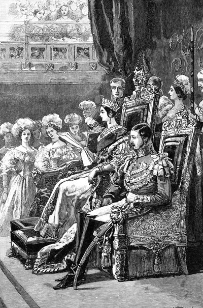 La Reina abriendo el Parlamento, 1846, 1900 de Unbekannt