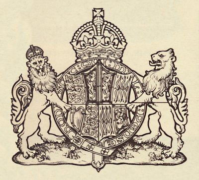 El escudo de armas de la reina, 1937 de Unbekannt