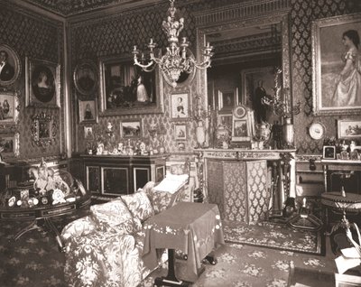 Sala de estar de la Reina, Castillo de Windsor, Berkshire, 1894 de Unbekannt