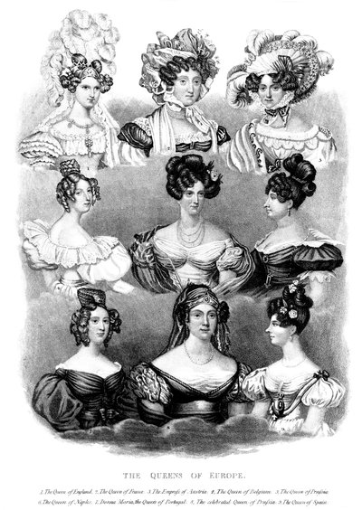 Las reinas de Europa de Unbekannt