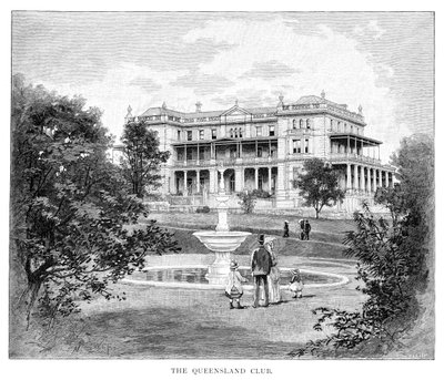 El Club de Queensland, Australia, 1886 de Unbekannt