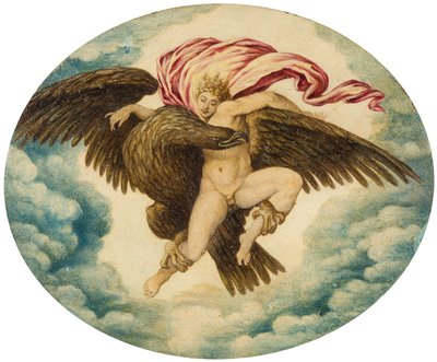 El rapto de Ganímedes, finales del siglo XVII-principios del siglo XVIII de Unbekannt