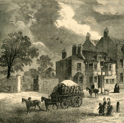 The Red Cow Inn, Hammersmith, c1878 de Unbekannt