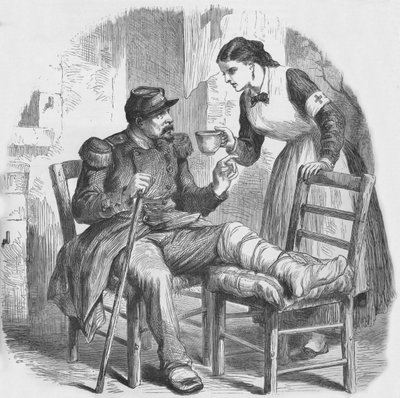 La enfermera de la Cruz Roja, 1884 de Unbekannt