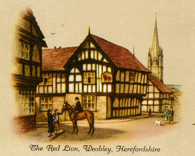 El León Rojo, Weobley, Herefordshire de Unbekannt