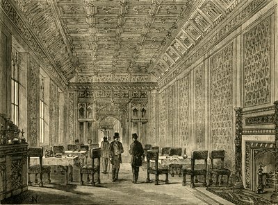 La sala de refrescos de la Cámara de los Lores, 1881 de Unbekannt