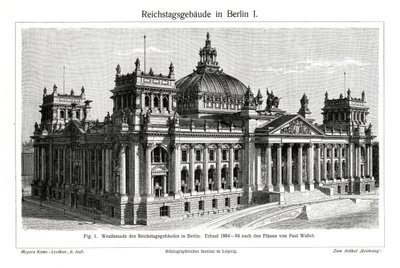 El Reichstag, Berlín, Alemania de Unbekannt