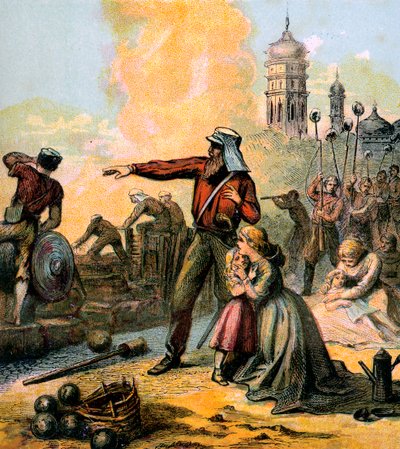 El alivio de Lucknow de Unbekannt