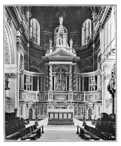 El Retablo en la Catedral de San Pablo, 1901 de Unbekannt