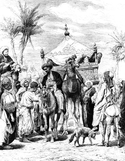 El Retorno de la Peregrinación, 1881 de Unbekannt