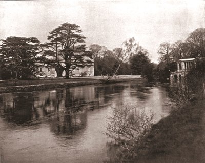El río Nadder, Wilton House, Wiltshire, 1894 de Unbekannt
