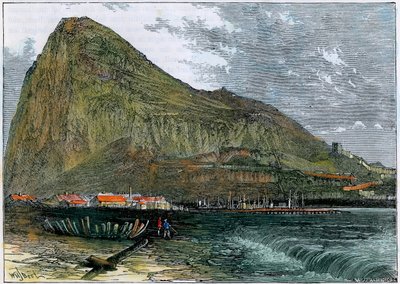 La Roca de Gibraltar, c1880 de Unbekannt