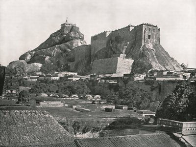 La Roca vista desde el norte, Trichinopoly, India, 1895 de Unbekannt