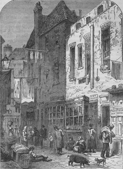El Rookery de St Giles, Londres, 1850 1878 de Unbekannt