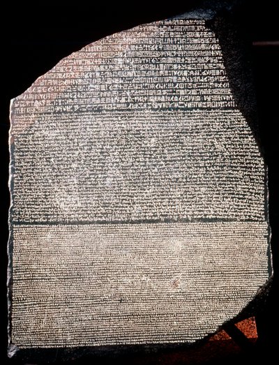La Piedra de Rosetta, 196 a.C. de Unbekannt