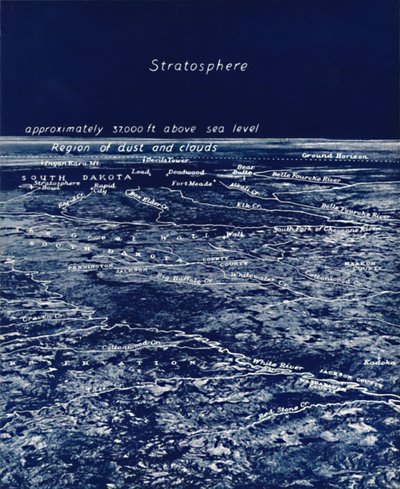 La redondez de la Tierra desde la estratosfera, 1935 de Unbekannt