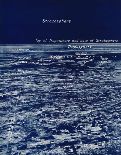 La redondez de la Tierra Desde la estratosfera, 1935 de Unbekannt