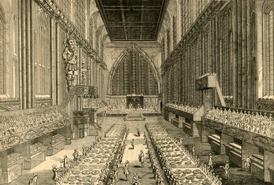 El Banquete Real en Guildhall, 1761 de Unbekannt