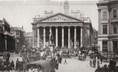La Bolsa Real, Londres, finales del siglo XIX o principios del siglo XX de Unbekannt