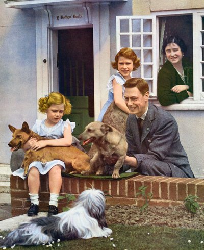 La familia real en Windsor, 1930s de Unbekannt