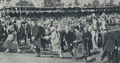 La familia real en Escocia, c. 1930, 1937 de Unbekannt