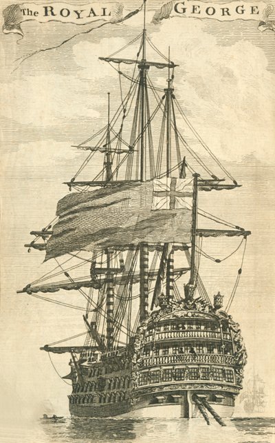 El Royal George, 1756 de Unbekannt