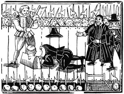El martirio real, de una balada de 1648 de Unbekannt