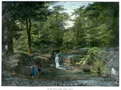 El Parque Real, Tokio, Japón, 1889 de Unbekannt
