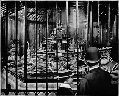 Las insignias reales, Torre de Londres, c1903 de Unbekannt