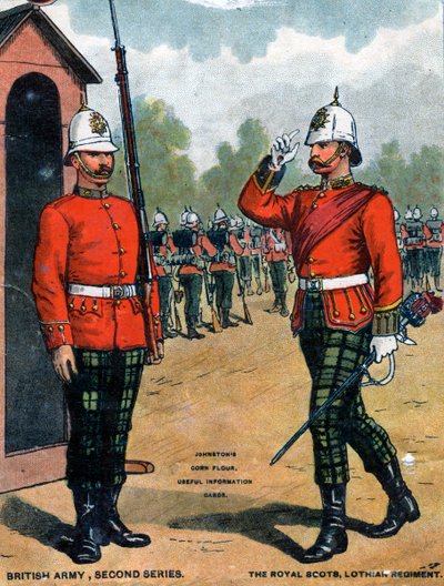 El Regimiento Real de Escocia Lothian de Unbekannt