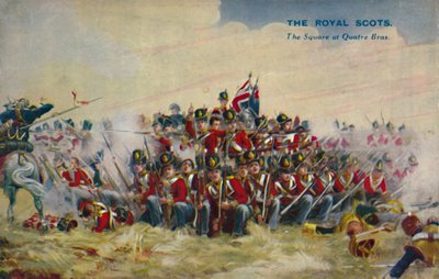 Los Royal Scots. La Plaza en Quatre Bras, 1815, 1939 de Unbekannt