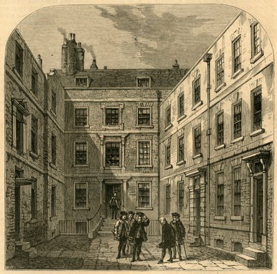 La casa de la Royal Society en Crane Court, 1897 de Unbekannt