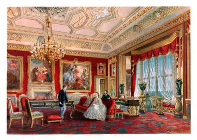 La Sala de Rubens, Castillo de Windsor, c. 1850-1910 de Unbekannt