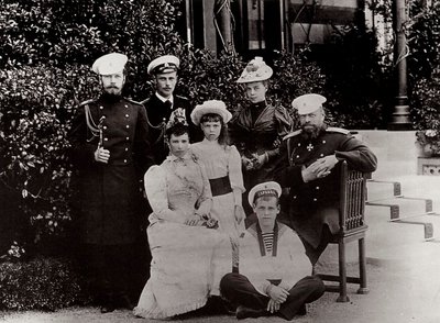 La familia imperial rusa, c. 1892-c. 1894 de Unbekannt