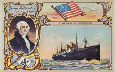 El SS George Washington, c. 1910 de Unbekannt