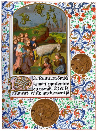 El sábado en Vaudois, Francia, siglo XIII, 1849 de Unbekannt