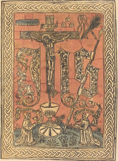 El Monograma Sagrado, c. 1500 de Unbekannt