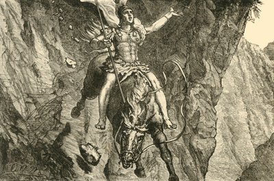 El sacrificio de Curcio, 1890 de Unbekannt
