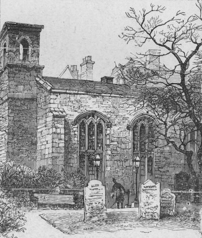 La capilla de Savoy, 1890 de Unbekannt