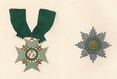 La Orden Sajona de la Corona, siglo XIX de Unbekannt