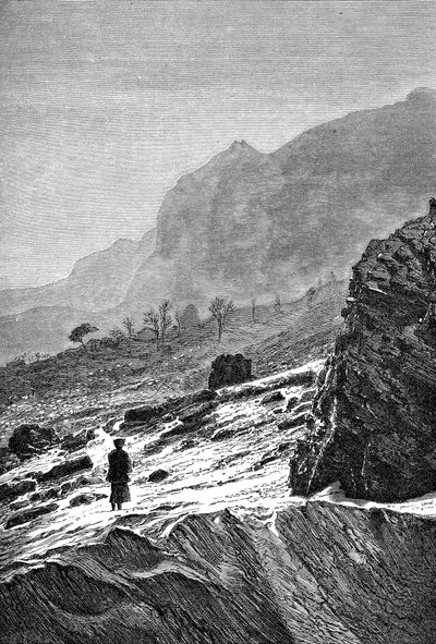 Las tierras altas de Sechuan, c1890 de Unbekannt