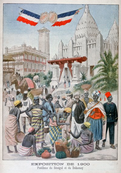 El pabellón senegalés en la Exposición Universal de 1900, París de Unbekannt