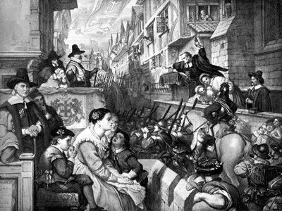 La salida de los Train Bands de Londres..., 1643, siglo XIX de Unbekannt