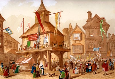 El jubileo de Shakespeare en Stratford upon Avon, c1850 de Unbekannt